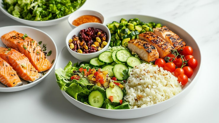 Rice Chicken & Veggies
