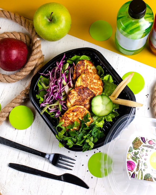 Broccoli Cutlet & Salad