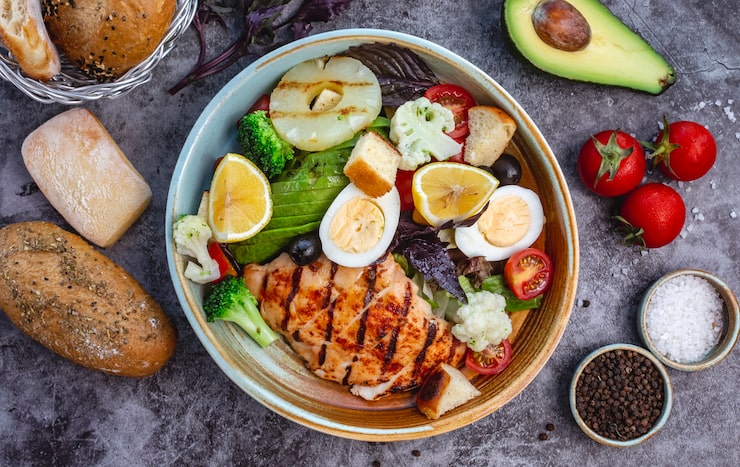 Healthy diet salad